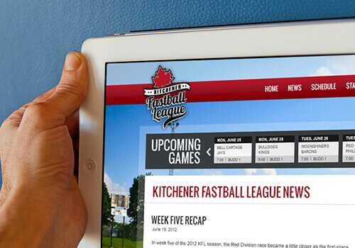 Kitchener Fastball League Website